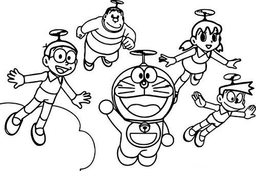 tranh-to-mau-nobita-dang-yeu-nhat-cho-be-tap-to-28 Tranh tô màu Nobita đáng yêu nhất cho bé tập tô (28)