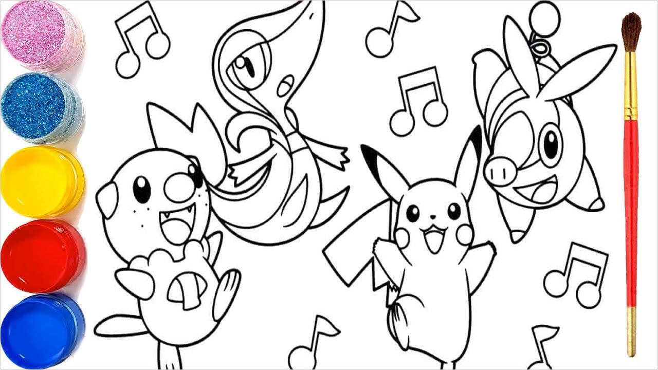 tranh to mau pokemon dep nhat