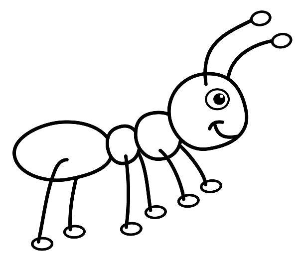 Ant Clipart Black And White Ant Clipart Outline Pencil And In intended for Ant Clipart Black And White