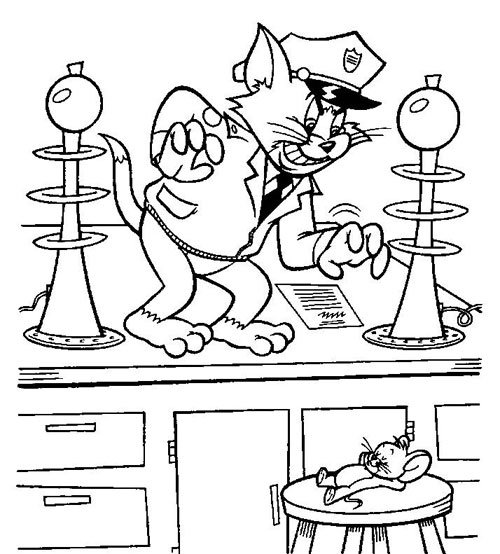 tranh-ve-chua-to-mau-tom-and-jerry-de-thuong-nhat-cho-be-tap-to-2 Tranh vẽ chưa tô màu Tom and Jerry dễ thương nhất cho bé tập tô (2)
