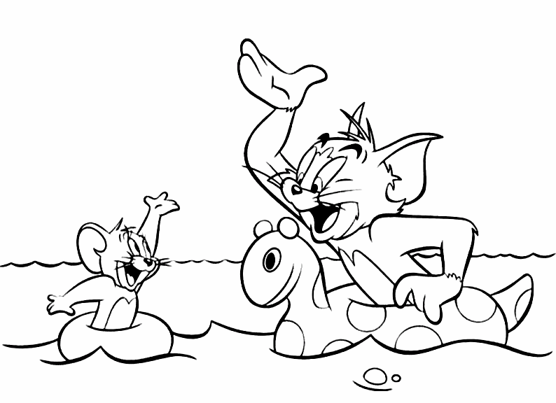 tranh-ve-chua-to-mau-tom-and-jerry-de-thuong-nhat-cho-be-tap-to-3 Tranh vẽ chưa tô màu Tom and Jerry dễ thương nhất cho bé tập tô (3)