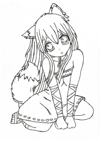 tranh-ve-den-trang-anime-de-thuong-2-436x600-1 Tranh vẽ đen trắng anime dễ thương (2)