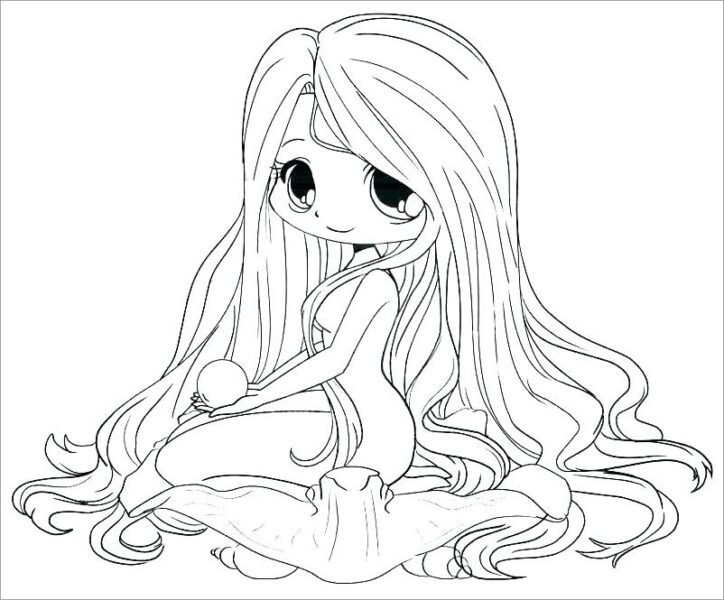 tranh-ve-den-trang-anime-de-thuong-cho-be-tap-to-8-724x600-1 Tranh vẽ đen trắng anime dễ thương cho bé tập tô (8)