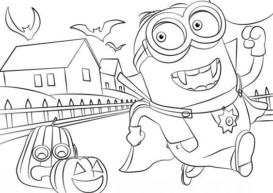tranh-ve-den-trang-minion-dang-yeu-cho-be-tap-to-2 Tranh vẽ đen trắng Minion đáng yêu cho bé tập tô (2)