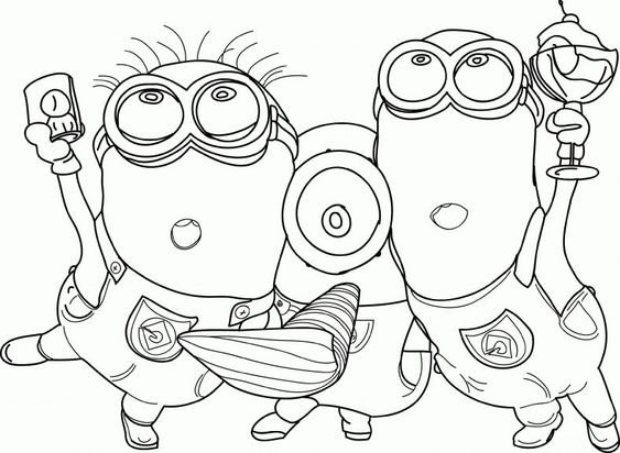 tranh-ve-den-trang-minion-dang-yeu-cho-be-tap-to-4 Tranh vẽ đen trắng Minion đáng yêu cho bé tập tô (4)