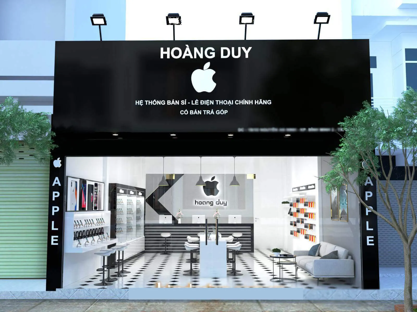 Mẫu thiết kế bảng hiệu, biển quảng cáo Hoàng Duy