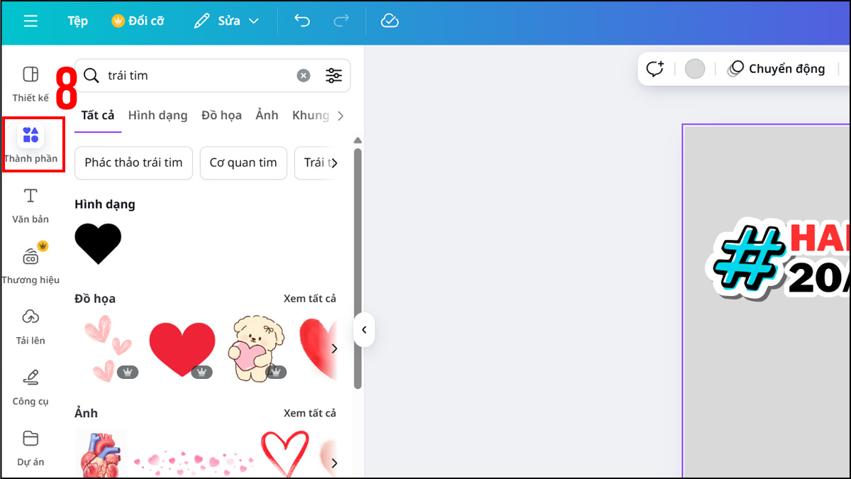 Cách tự thiết kế hashtag 20/10 cầm tay đơn giản Cách tự thiết kế hashtag 20/10 cầm tay đơn giản
