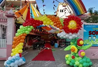 60+ Mẫu Cổng Bong Bóng Đẹp Được Sử Dụng Nhiều Nhất 2025 cong bong bong17
