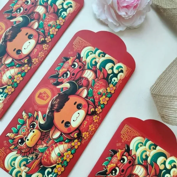 Mẫu lì xì phong thủy hình Ngựa Bính Ngọ