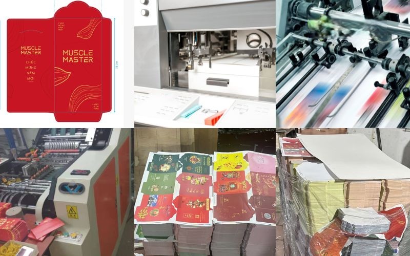 Mẫu bao lì xì Tết 2026 đẹp – Bộ sưu tập bao lì xì giá rẻ ưa chuộng Quy trình in bao lì xì tại xưởng
