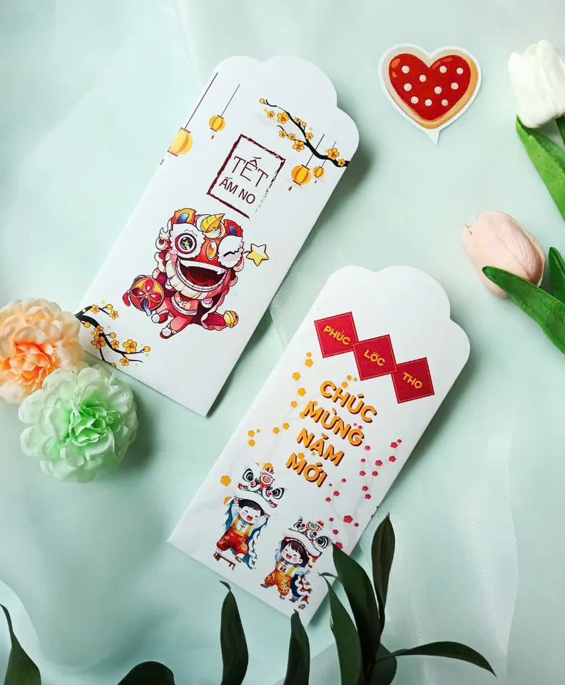 Mẫu bao lì xì Tết 2026 đẹp – Bộ sưu tập bao lì xì giá rẻ ưa chuộng mau bao li xi tet 2026 10