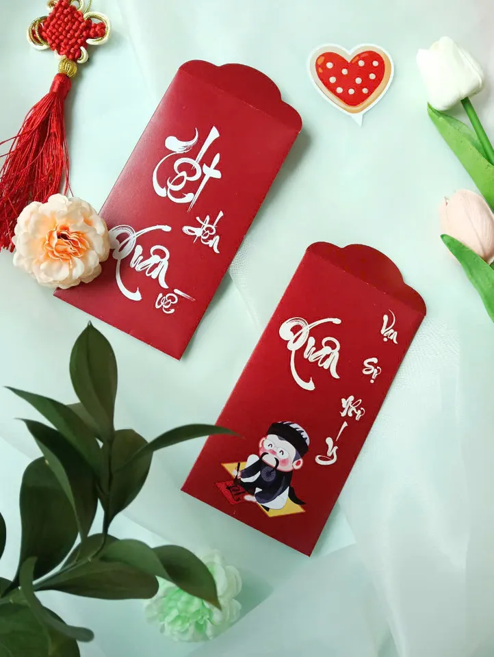 Mẫu bao lì xì Tết 2026 đẹp – Bộ sưu tập bao lì xì giá rẻ ưa chuộng mau bao li xi tet 2026 13