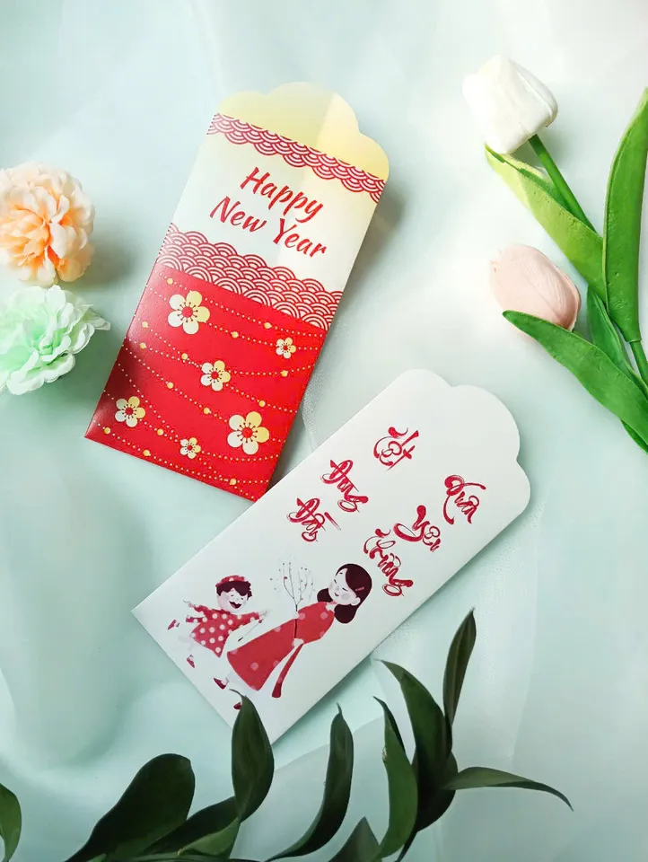Mẫu bao lì xì Tết 2026 đẹp – Bộ sưu tập bao lì xì giá rẻ ưa chuộng Mẫu lì xì hiện đại, phong cách tối giản