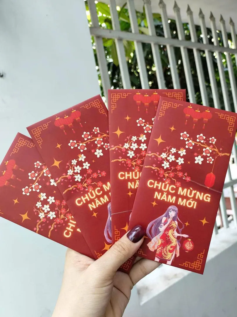 Mẫu bao lì xì Tết 2026 đẹp – Bộ sưu tập bao lì xì giá rẻ ưa chuộng mau bao li xi tet 2026 8