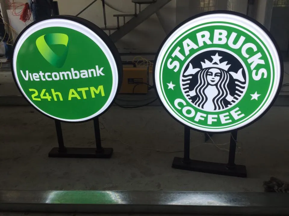 Biển Vẫy Hút Nổi Mica LED 3D Hai Mặt 80x60cm Bang Gia Lam Bien Vay Hut Noi Tai Quangcao24h.net