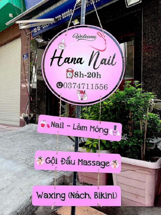 Mẫu Bảng Hiệu Nail, Biển Vẫy Nail Đẹp Ấn Tượng Nhất Bang Hieu Nail03