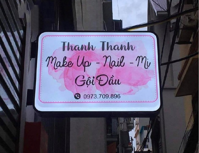 Mẫu Bảng Hiệu Nail, Biển Vẫy Nail Đẹp Ấn Tượng Nhất Bang Hieu Nail14