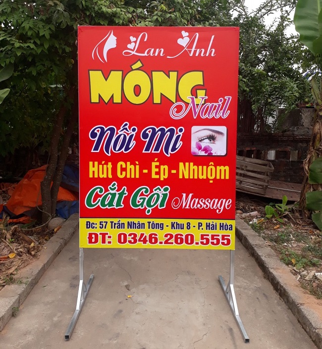 Mẫu Bảng Hiệu Nail, Biển Vẫy Nail Đẹp Ấn Tượng Nhất Bang Hieu Nail15