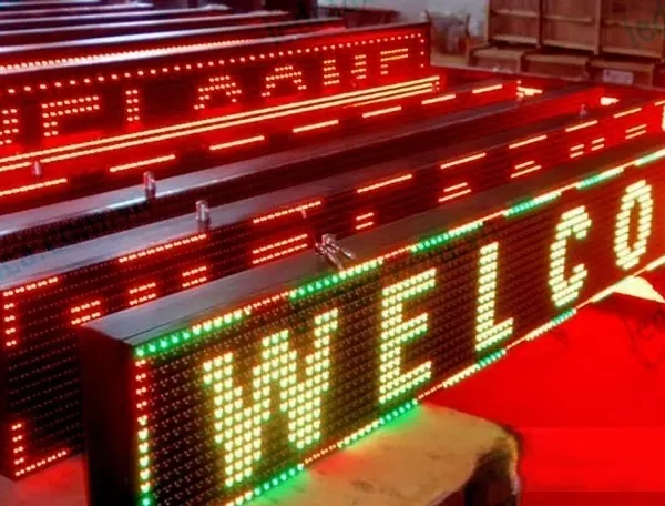 Biển LED Chữ Chạy Ma Trận Đỏ P10 200x40cm Bang gia lam bien led chu chay tai Quang Cao 24H