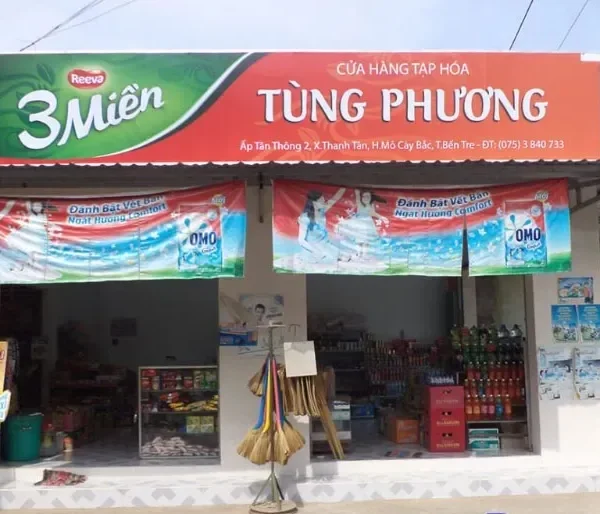 Bảng Hiệu Tạp Hóa Bạt Hiflex In Kỹ Thuật Số