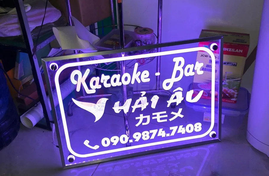 Biển LED Karaoke Mica RGB Hiệu Ứng Bien led karaoke