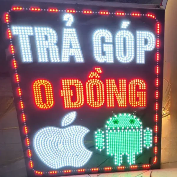 Biển LED Vẫy Điện Thoại RGB Chạy Chữ