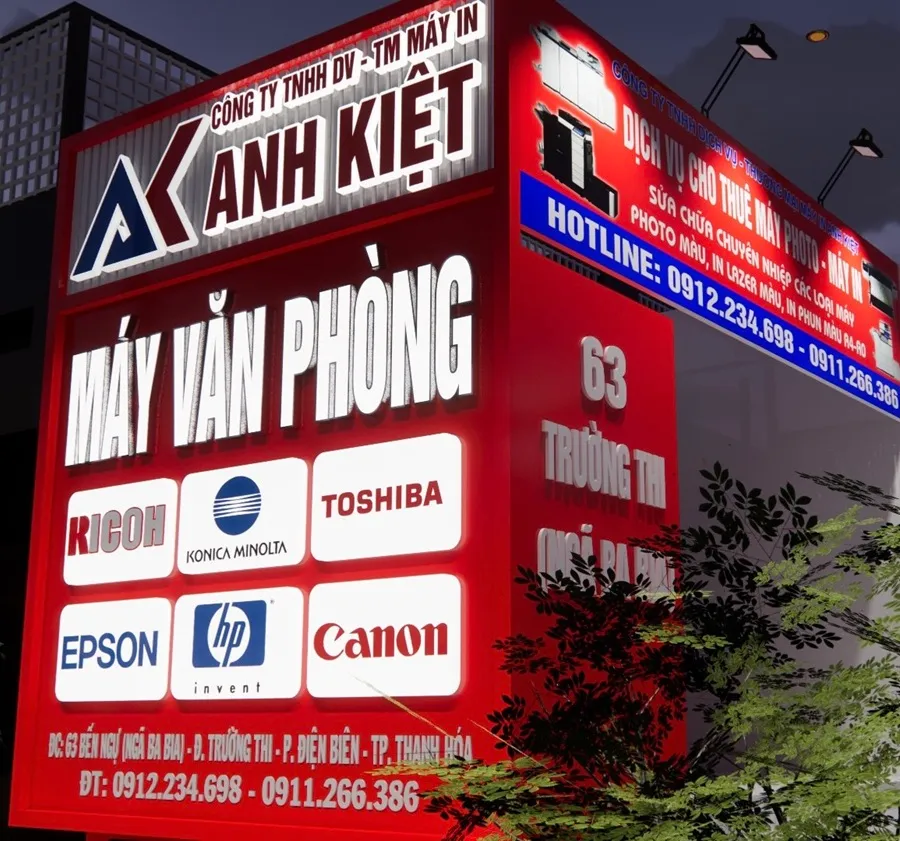 Bảng Hiệu Alu Composite Xanh 3mm Chữ Nổi Cac cong ty thuong chon bang hieu alu voi thiet ke chuyen nghiep lich su mau sac hai hoa voi nhan dien thuong hieu