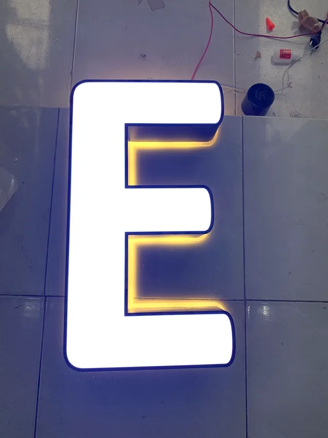 Chữ Mica Acrylic Đen Cắt Laser 3mm 25cm Cac loai chu mica pho bien tai Quang Cao 24h 3