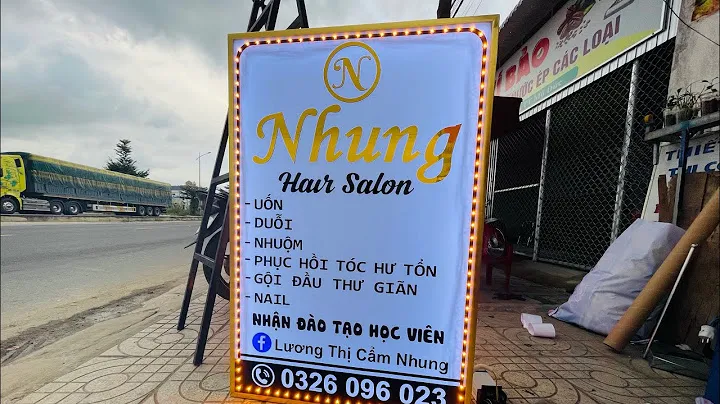 Biển Vẫy Salon Tóc LED Neon Nhiều Màu Cac mau bien vay toc dep duoc ua chuong nam 2025 3