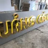 Chữ Nổi Inox LED Hắt Sáng Vàng Chân 15cm Cao 60cm