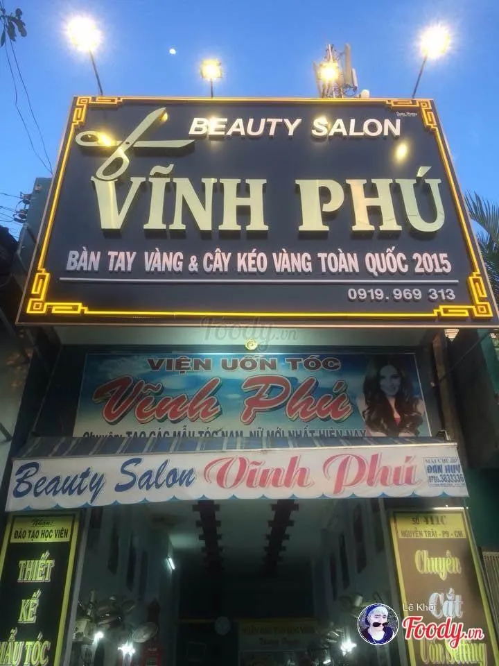 Biển Quảng Cáo Salon Tóc Alu Vàng Gold In UV Dich vu lam bien quang cao toc tai Quang Cao 24h