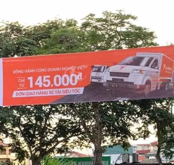 Băng Rôn Bạt Hiflex Đỏ In Chữ Trắng In bang ron 2