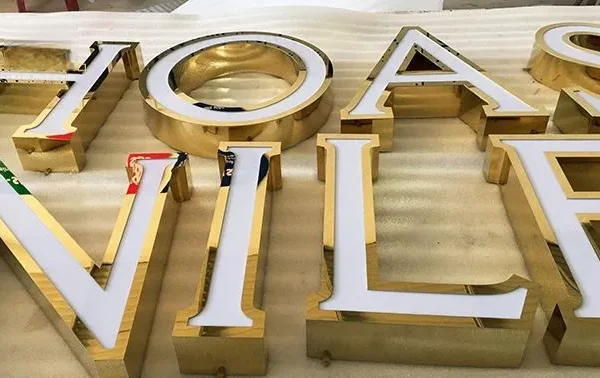 Chữ Inox 304 Mặt Mica Đỏ Dày 3mm 40cm Mau chu inox mat mica dep 4