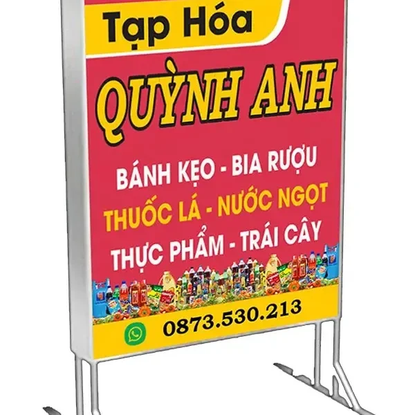 Bảng Hiệu Tạp Hóa Bạt Hiflex In Kỹ Thuật Số Mot trong nhung yeu to tao nen thanh cong cua Quang Cao 24h trong linh vuc thiet ke bang hieu tap hoa chinh la doi ngu nhan vien thiet ke chuyen nghiep