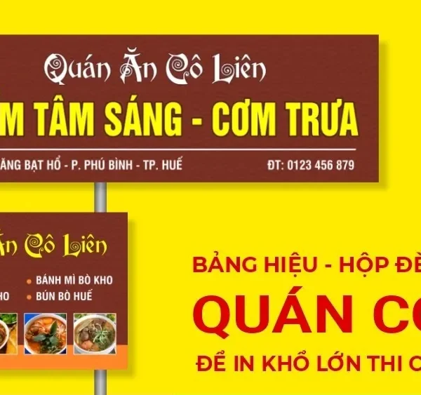 Bảng Hiệu Quán Ăn Inox Mạ Vàng Chữ Nổi Quang Cao 24h cam ket bao hanh dai han cho tat ca cac san pham bang hieu quan an