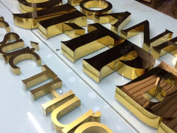 Chữ Inox 304 Mạ Vàng Titanium Dày 2mm Quang Cao 24h cung cap bang gia chu inox ma vang minh bach va canh tranh nhat thi truong