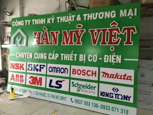 Bảng Hiệu Alu Composite Xanh 3mm Chữ Nổi Quang Cao 24h cung cap da dang cac loai bang hieu alu de dap ung nhu cau cua moi khach hang