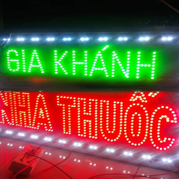 Biển LED Quảng Cáo Mica RGB Viền Inox 150x80cm Quy trinh lam bien led quang cao chuyen nghiep tai Quang Cao 24H