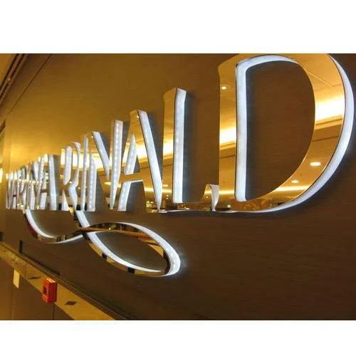 Chữ Nổi Mica Trắng Đèn LED RGB 5mm 45cm Su dung phan mem chuyen nghiep de thiet ke chu noi mica den led