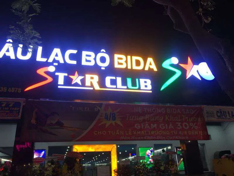 Biển LED Bida Neon Xanh Lá Chữ Đỏ Thiet ke bien led bida sang tao Nang tam thuong hieu phong bida