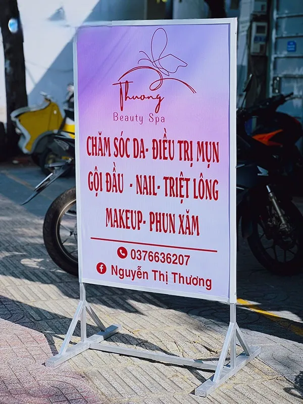 Biển Vẫy Salon Tóc LED Neon Nhiều Màu Uu diem cua bien vay toc so voi cac loai bien quang cao khac