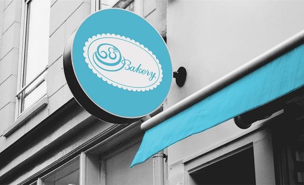 bảng hiệu hộp đèn bánh kem