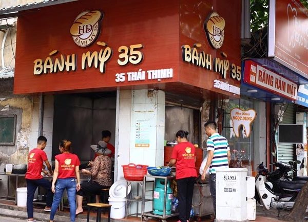 Mẫu Biển Quảng Cáo Bánh Mì Đẹp, Ấn Tượng bảng hiệu bánh mì au