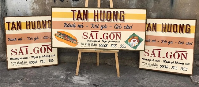 bang-hieu-banh-my-ve-tay Biển quảng cáo bán bánh mì