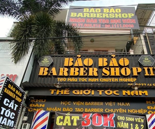 Mẫu Bảng Hiệu Barber Shop Đẹp, Thiết Kế Độc Đáo Biển quảng cáo barber shop