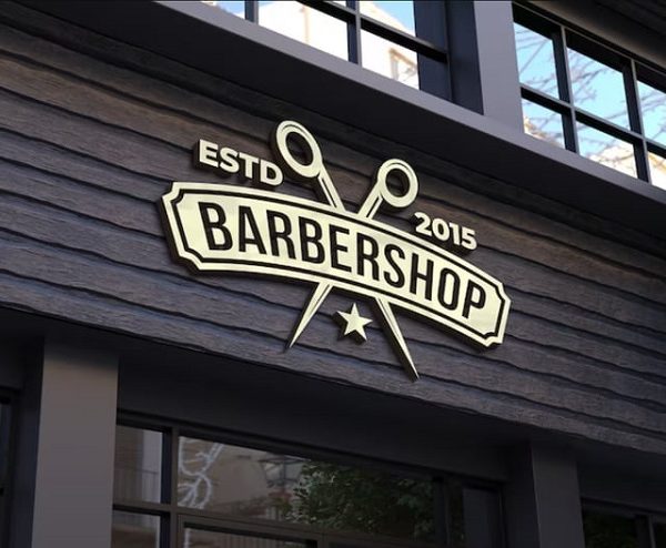 Mẫu Bảng Hiệu Barber Shop Đẹp, Thiết Kế Độc Đáo Biển cắt tóc nam