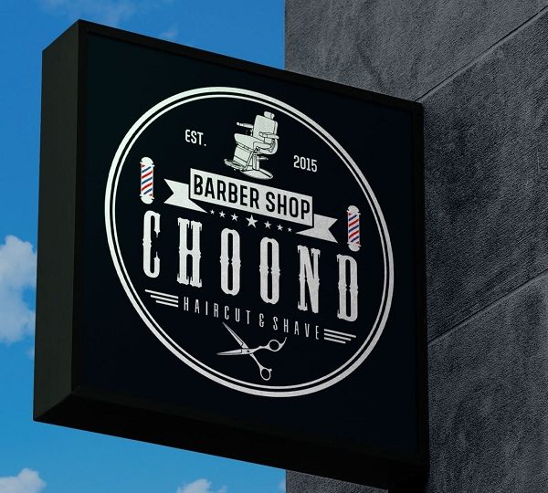 Mẫu Bảng Hiệu Barber Shop Đẹp, Thiết Kế Độc Đáo biển hiệu tiệm tóc hộp đèn
