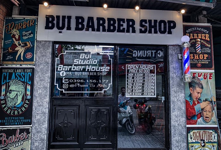 Mẫu Bảng Hiệu Barber Shop Đẹp, Thiết Kế Độc Đáo bang hieu barber shop