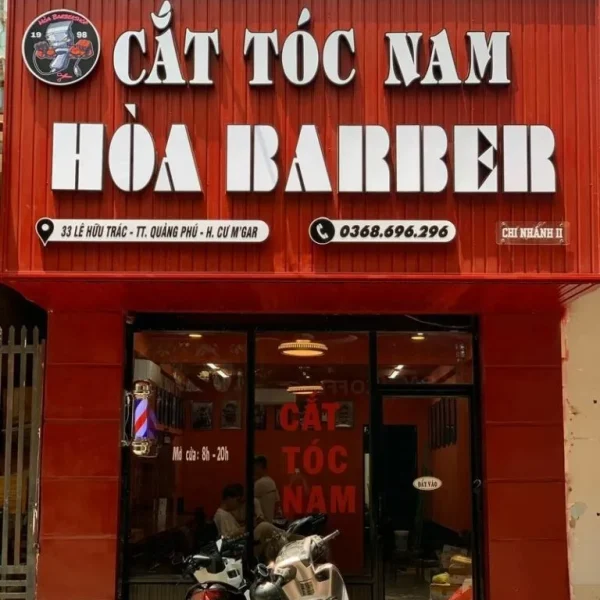 Biển Quảng Cáo Barber Shop Inox Mạ Đen LED RGB bang hieu barbershop 4 768x970 1