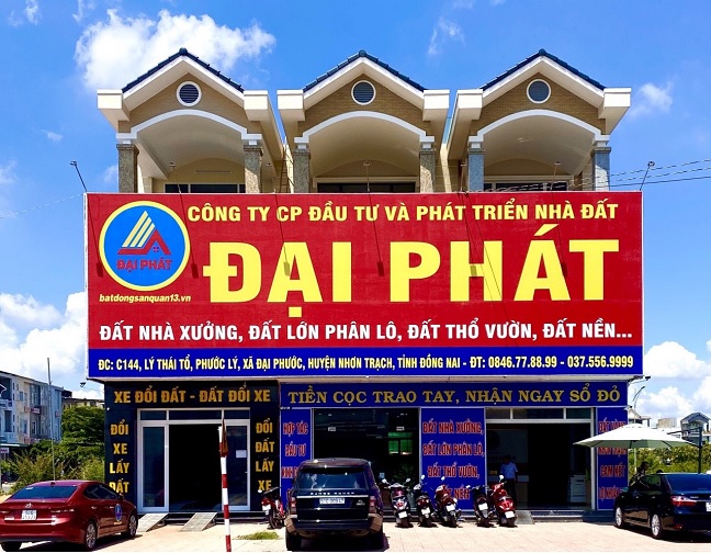Mẫu Bảng Hiệu Công Ty Bất Động Sản Đẹp, Chuyên Nghiệp bang hieu bat dong san